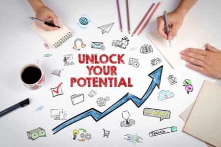 diagram showing potential arrow